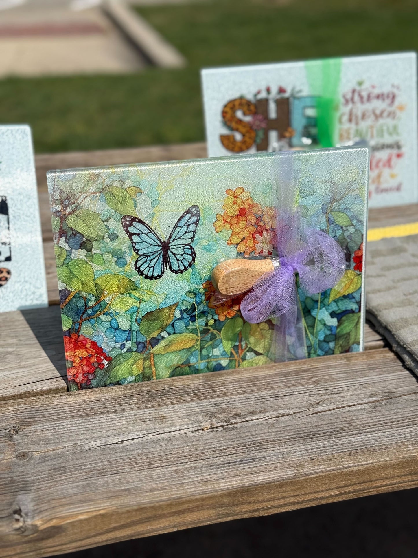 Custom-made Designed Glass Cutting Board