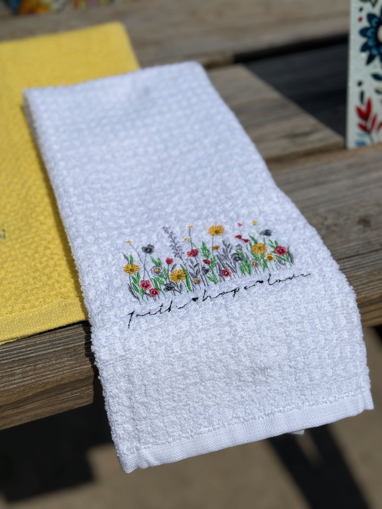 Custom Embroidered Kitchen Hand Towels